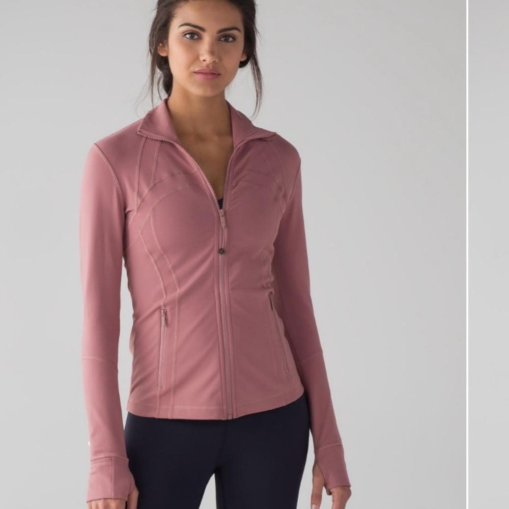lululemon athletica Mauve Pink Zip-Up Jacket